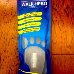 Walk Hero Feet Insoles Arch Support Inserts Mens 6-6.5/ Womens 8-8.5 (US)
